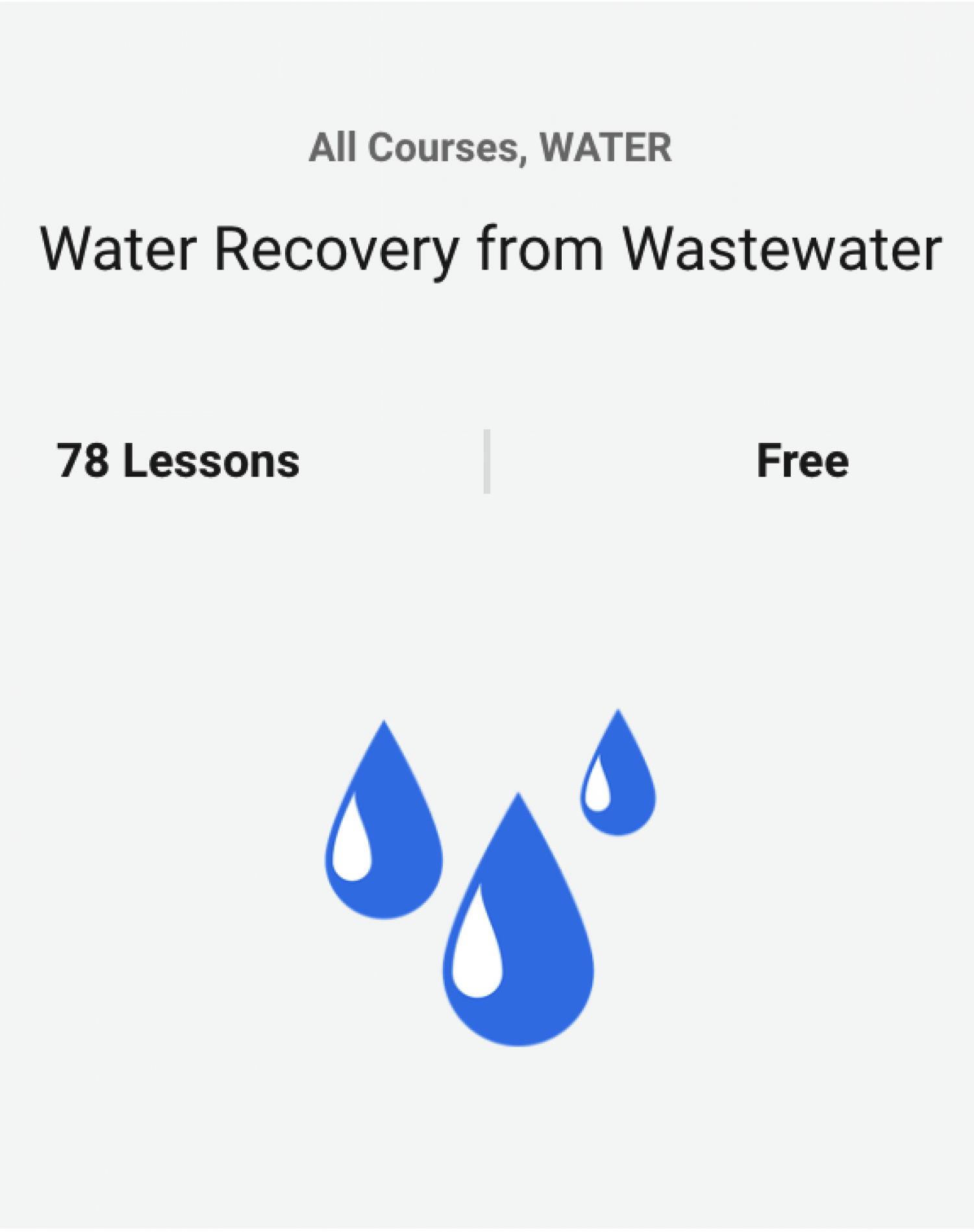 Water Recovery from Wastewater