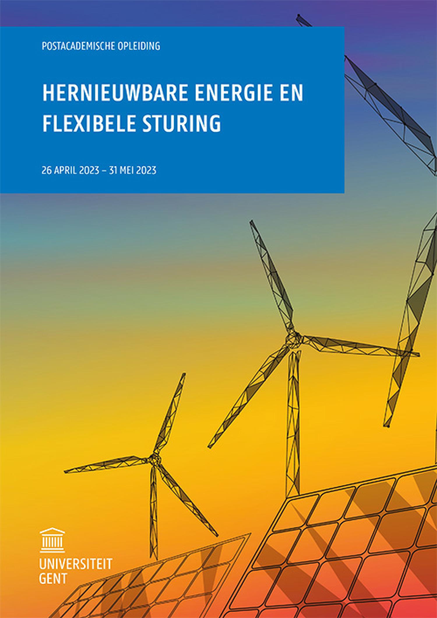 Hernieuwbare energie en flexibele sturing