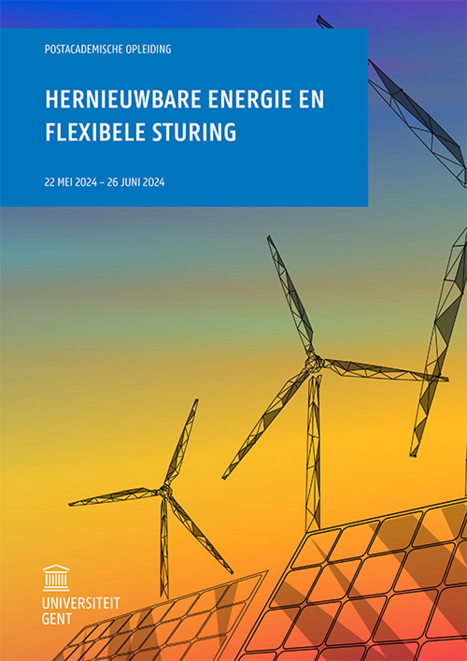 Hernieuwbare energie en flexibele sturing